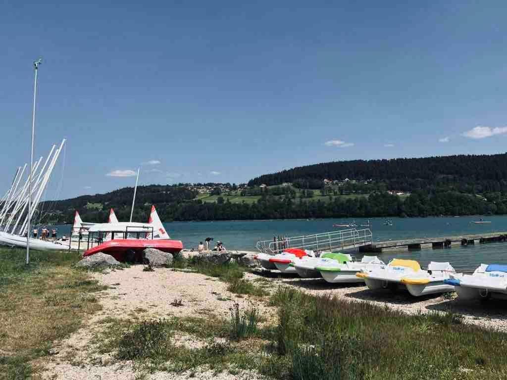 La Parenthese Vue Lac Les Grangettes Eksteriør bilde