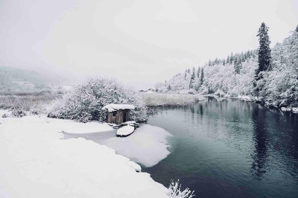 La Parenthese Vue Lac Les Grangettes Eksteriør bilde