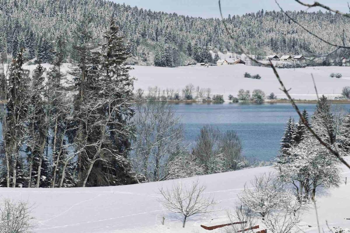 La Parenthese Vue Lac Les Grangettes Eksteriør bilde