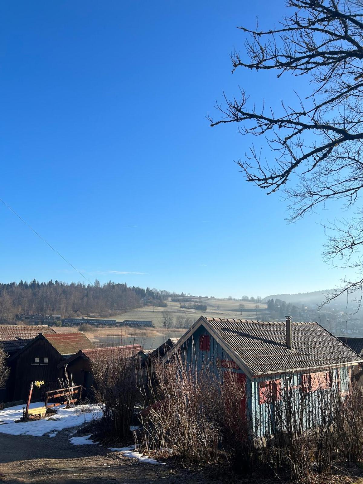 La Parenthese Vue Lac Les Grangettes Eksteriør bilde